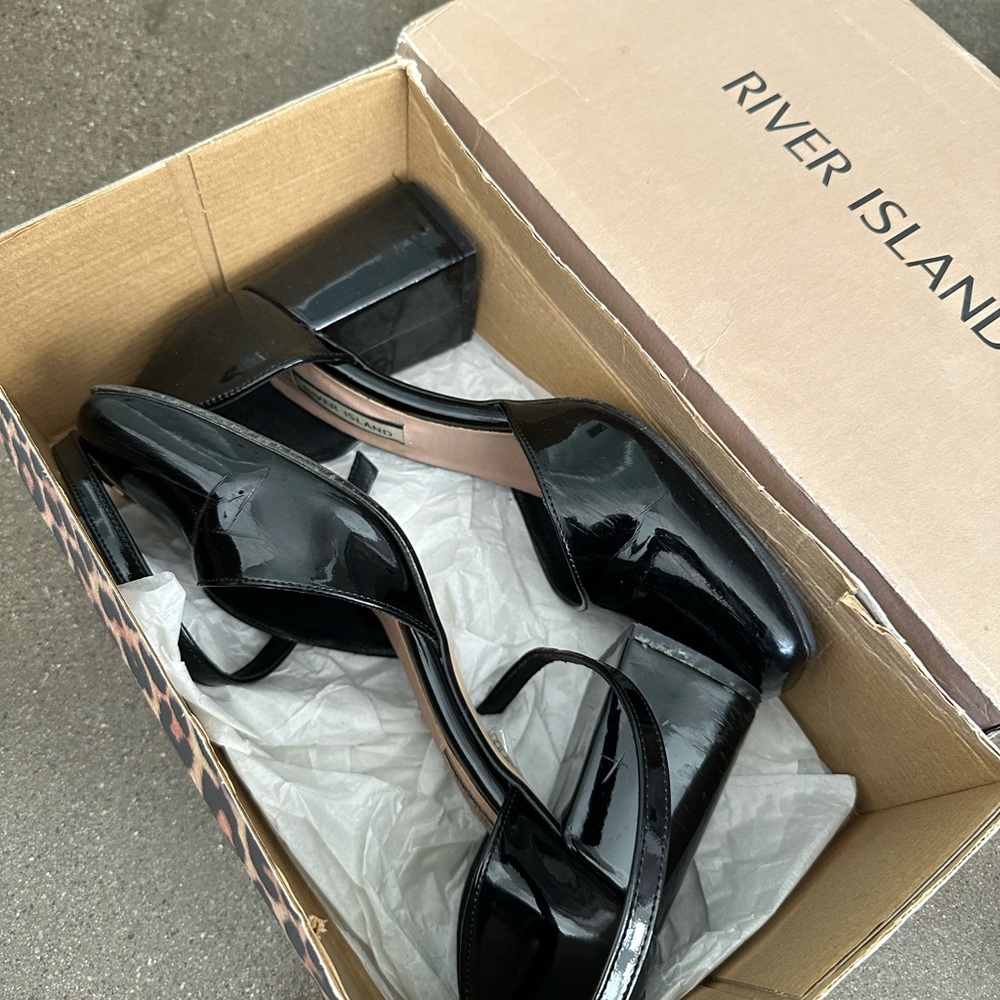 River Island Black Heels with Sleek Design